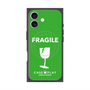 プレミアムスクエアケース with MagSafe［ FRAGILE - Green ］