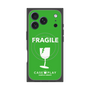 プレミアムスクエアケース with MagSafe［ FRAGILE - Green ］