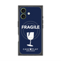 プレミアムスクエアケース with MagSafe［ FRAGILE - Navy ］