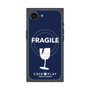 プレミアムスクエアケース with MagSafe［ FRAGILE - Navy ］