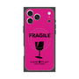 プレミアムスクエアケース with MagSafe［ FRAGILE - Pink ］