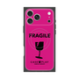 プレミアムスクエアケース with MagSafe［ FRAGILE - Pink ］