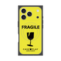 プレミアムスクエアケース with MagSafe［ FRAGILE - Yellow ］