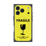 プレミアムスクエアケース with MagSafe［ FRAGILE - Yellow ］