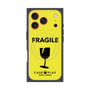 プレミアムスクエアケース with MagSafe［ FRAGILE - Yellow ］
