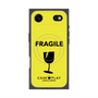 プレミアムスクエアケース with MagSafe［ FRAGILE - Yellow ］
