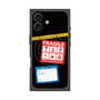 プレミアムスクエアケース with MagSafe［ FRAGILE Stickers - Black ］