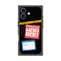 プレミアムスクエアケース with MagSafe［ FRAGILE Stickers - Black ］