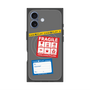 プレミアムスクエアケース with MagSafe［ FRAGILE Stickers - Gray ］