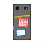 プレミアムスクエアケース with MagSafe［ FRAGILE Stickers - Gray ］