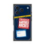 プレミアムスクエアケース with MagSafe［ FRAGILE Stickers - Navy ］