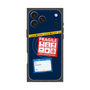 プレミアムスクエアケース with MagSafe［ FRAGILE Stickers - Navy ］