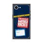 プレミアムスクエアケース with MagSafe［ FRAGILE Stickers - Navy ］