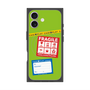 プレミアムスクエアケース with MagSafe［ FRAGILE Stickers - Green ］