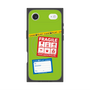 プレミアムスクエアケース with MagSafe［ FRAGILE Stickers - Green ］