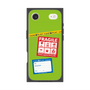 プレミアムスクエアケース with MagSafe［ FRAGILE Stickers - Green ］