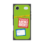 プレミアムスクエアケース with MagSafe［ FRAGILE Stickers - Green ］
