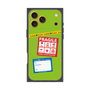 プレミアムスクエアケース with MagSafe［ FRAGILE Stickers - Green ］