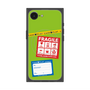 プレミアムスクエアケース with MagSafe［ FRAGILE Stickers - Green ］