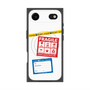 プレミアムスクエアケース with MagSafe［ FRAGILE Stickers - White ］