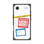 プレミアムスクエアケース with MagSafe［ FRAGILE Stickers - White ］