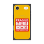 プレミアムスクエアケース with MagSafe［ FRAGILE Sticker - Yellow ］