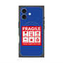 プレミアムスクエアケース with MagSafe［ FRAGILE Sticker - Blue ］