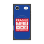 プレミアムスクエアケース with MagSafe［ FRAGILE Sticker - Blue ］