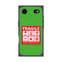 プレミアムスクエアケース with MagSafe［ FRAGILE Sticker - Green ］