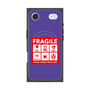 プレミアムスクエアケース with MagSafe［ FRAGILE Sticker - Purple ］