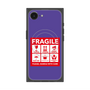プレミアムスクエアケース with MagSafe［ FRAGILE Sticker - Purple ］