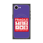 プレミアムスクエアケース with MagSafe［ FRAGILE Sticker - Purple ］