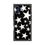プレミアムスクエアケース with MagSafe［ Stars - Black ］