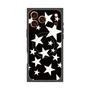 プレミアムスクエアケース with MagSafe［ Stars - Black ］