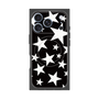 プレミアムスクエアケース with MagSafe［ Stars - Black ］