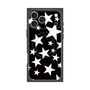 プレミアムスクエアケース with MagSafe［ Stars - Black ］