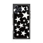 プレミアムスクエアケース with MagSafe［ Stars - Black ］