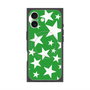 プレミアムスクエアケース with MagSafe［ Stars - Green ］