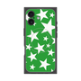 プレミアムスクエアケース with MagSafe［ Stars - Green ］