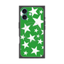 プレミアムスクエアケース with MagSafe［ Stars - Green ］