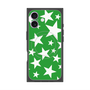 プレミアムスクエアケース with MagSafe［ Stars - Green ］
