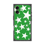 プレミアムスクエアケース with MagSafe［ Stars - Green ］