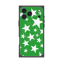 プレミアムスクエアケース with MagSafe［ Stars - Green ］