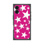 プレミアムスクエアケース with MagSafe［ Stars - Pink ］