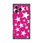 プレミアムスクエアケース with MagSafe［ Stars - Pink ］