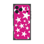 プレミアムスクエアケース with MagSafe［ Stars - Pink ］