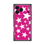 プレミアムスクエアケース with MagSafe［ Stars - Pink ］