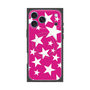 プレミアムスクエアケース with MagSafe［ Stars - Pink ］