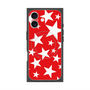 プレミアムスクエアケース with MagSafe［ Stars - Red ］
