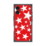 プレミアムスクエアケース with MagSafe［ Stars - Red ］